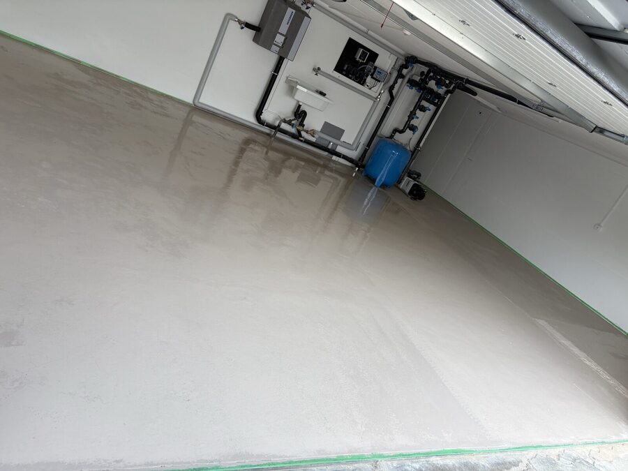 Garagenboden nach der Sanierung